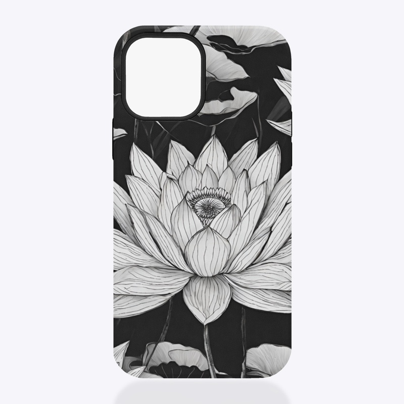 Inked Serenity: Lotus Flower