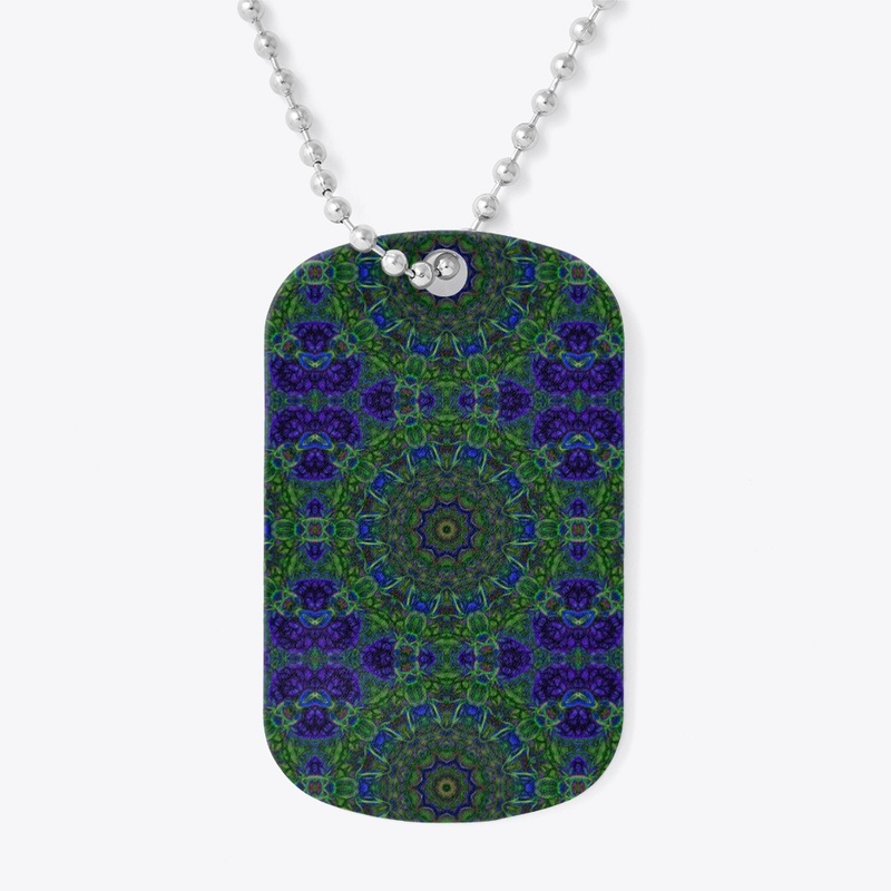 Blue Green Ribbon Kaleidoscope