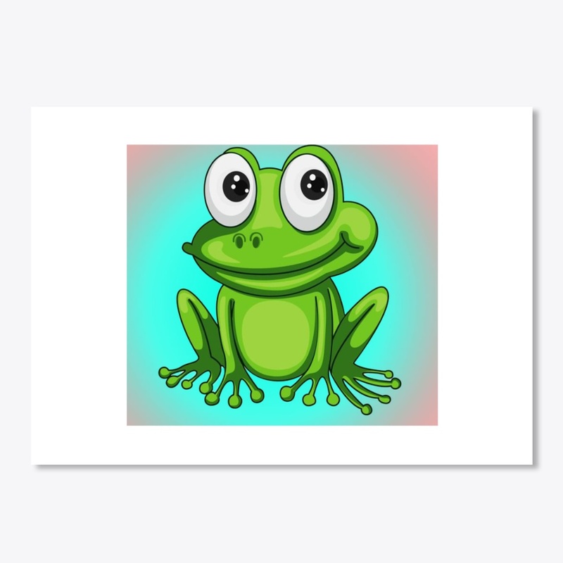 frog prints on asseccrioes&t-shirts 