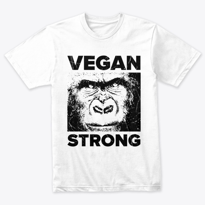 Go Vegan Strong Gorilla