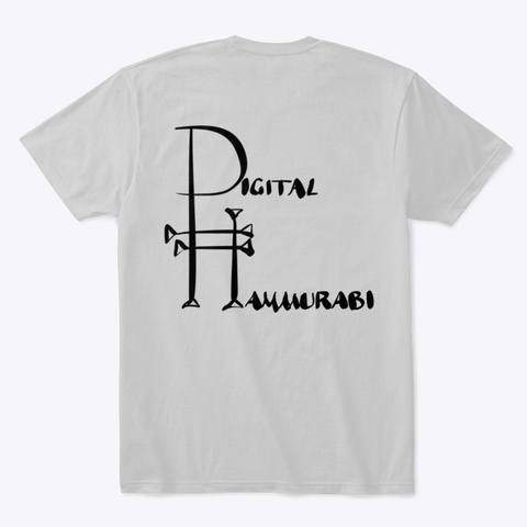 Ashurbanipal, King Of The World Light Heather Grey  Camiseta Back