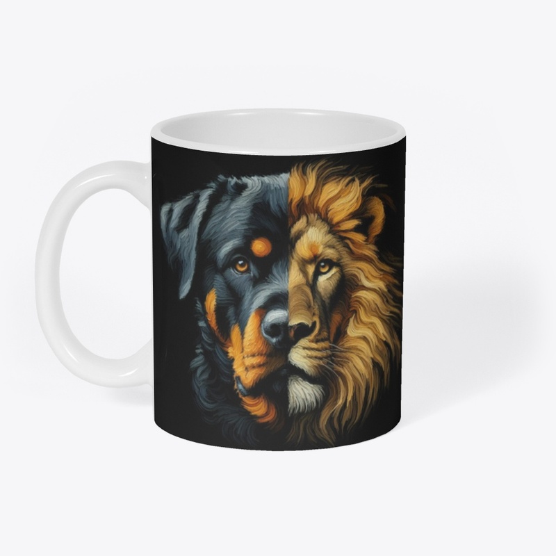 Rottweiler & Lion