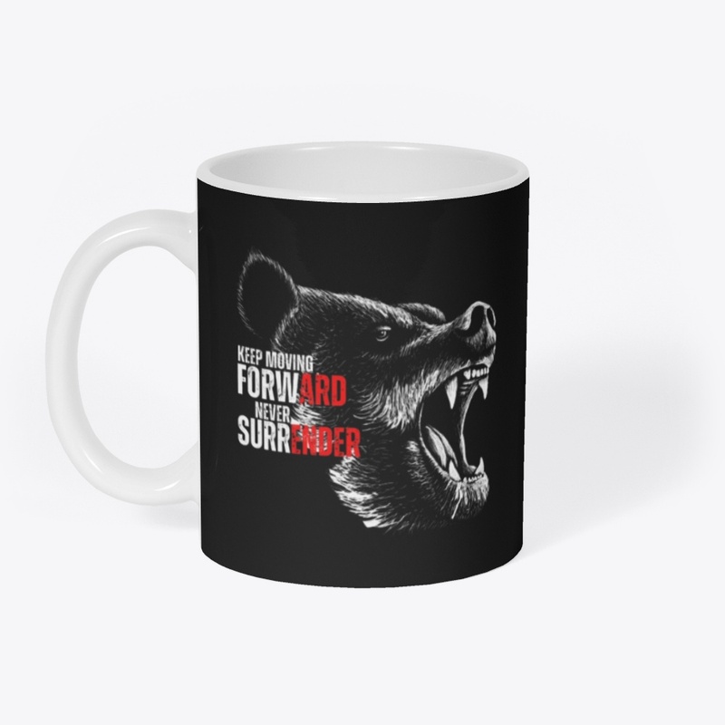 Keep Moving Forward Animal Sketch Quote