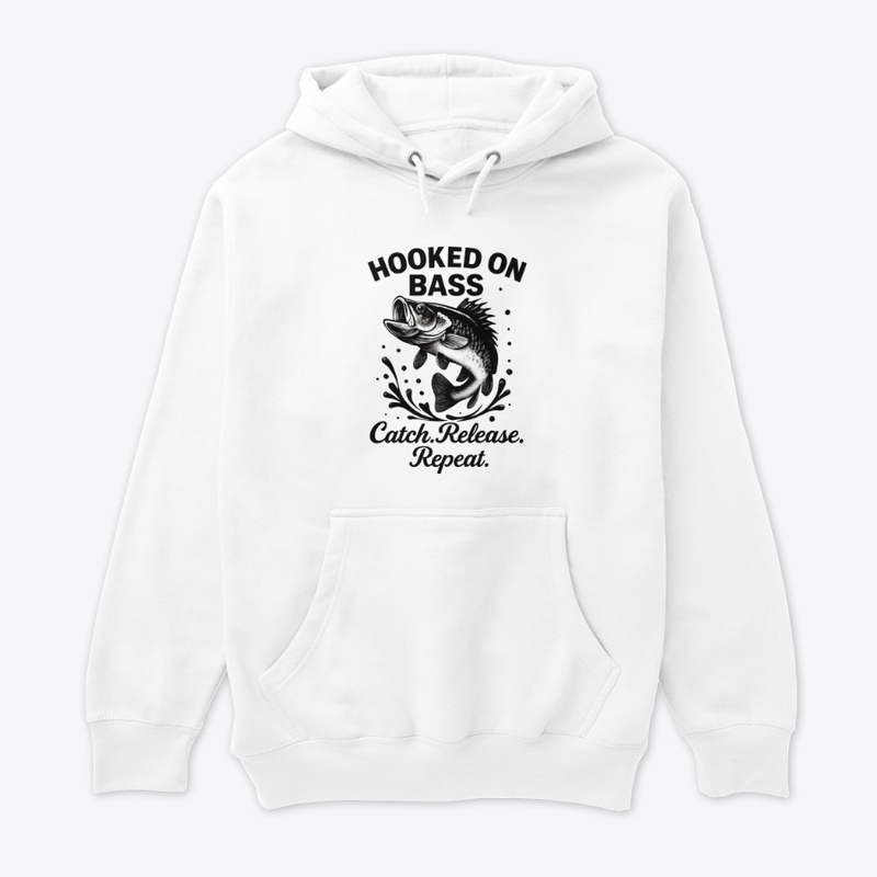Hooked on Bass Fishing Tee