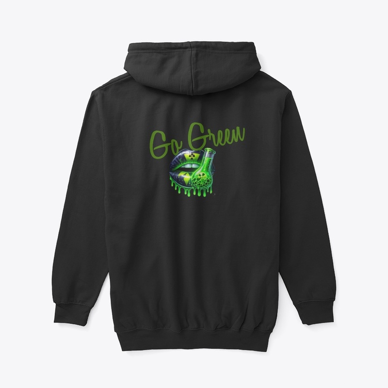 Go Green zip up hoodie 