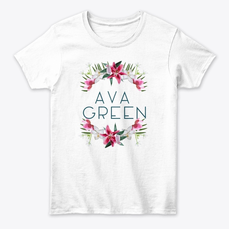 Floral Ring AVA GREEN