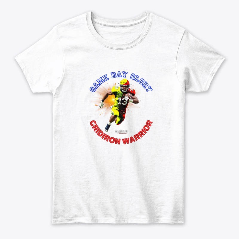 GRIDIRON WARRIOR Yellow & Red print