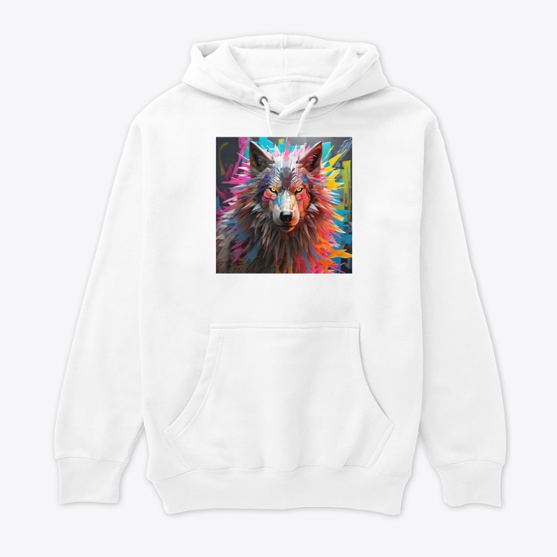 Vibrant Wolf Spirit