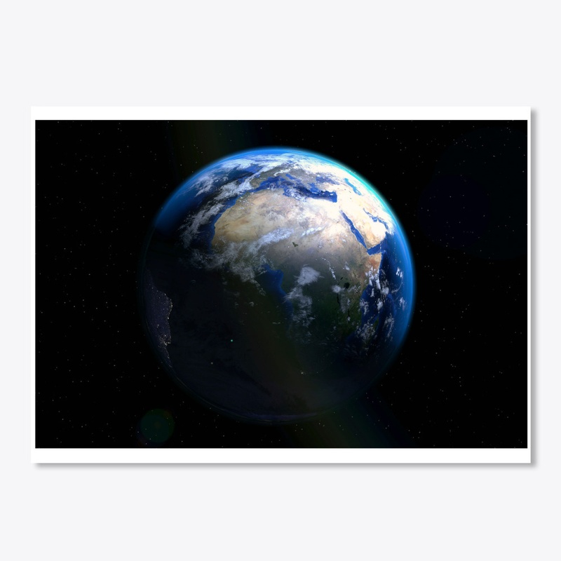 The planet earth and the African 