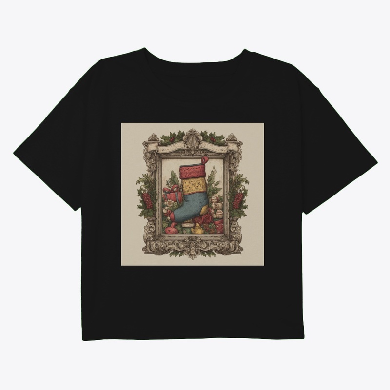 Christmas Stocking Full of Gifts Frame