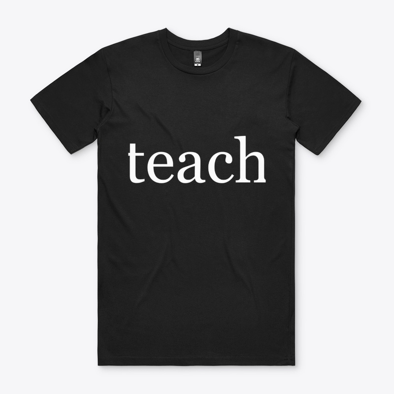 Teach Written in White