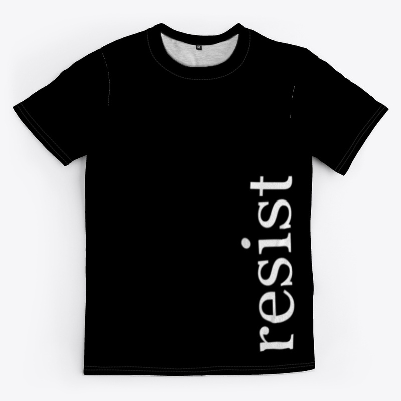 Resist Written in White