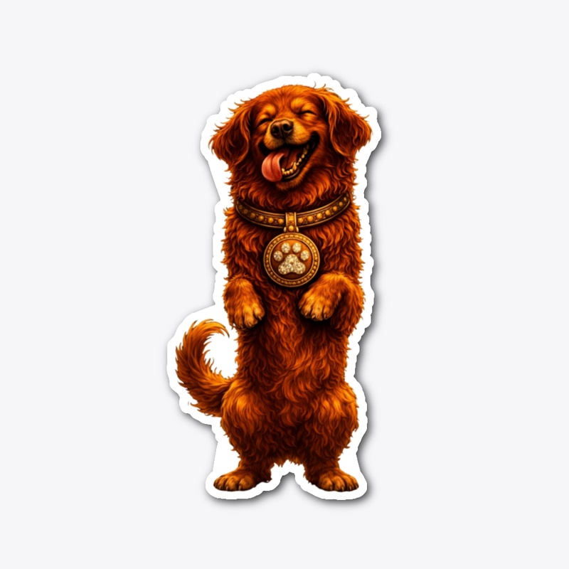 Golden Dog-Portrait Edition 