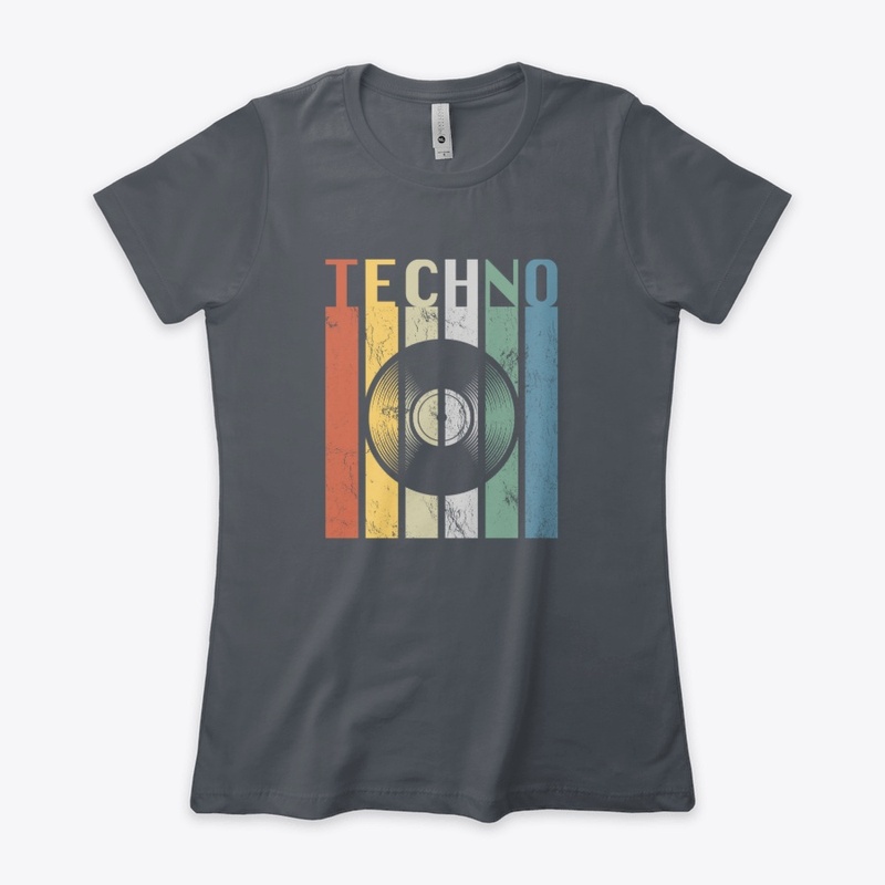 Techno Vintage Multicolor Stripes Vinyl