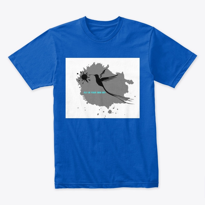 Fly in your own sky design  t-shirt 
