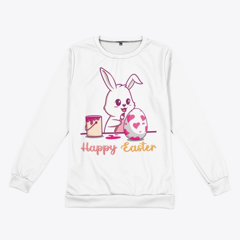 Cute Easter Day Rabbit - Happy Easter