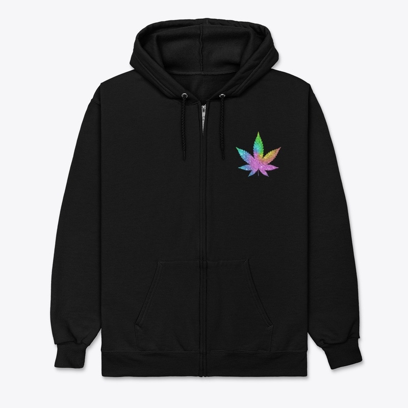Rainbow Sparkle Leaf
