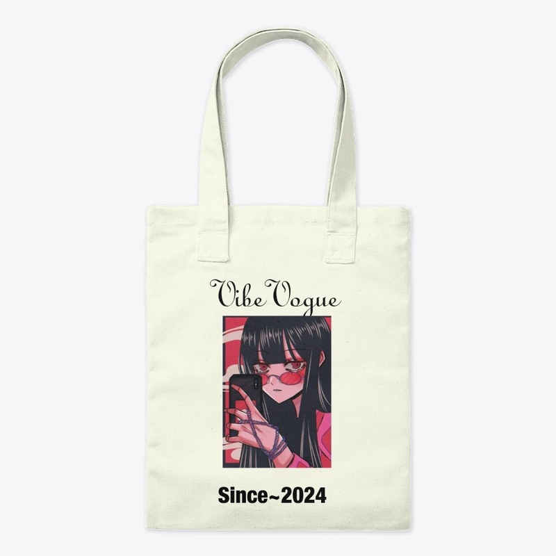 VibeVogue's Red lady Tote bag