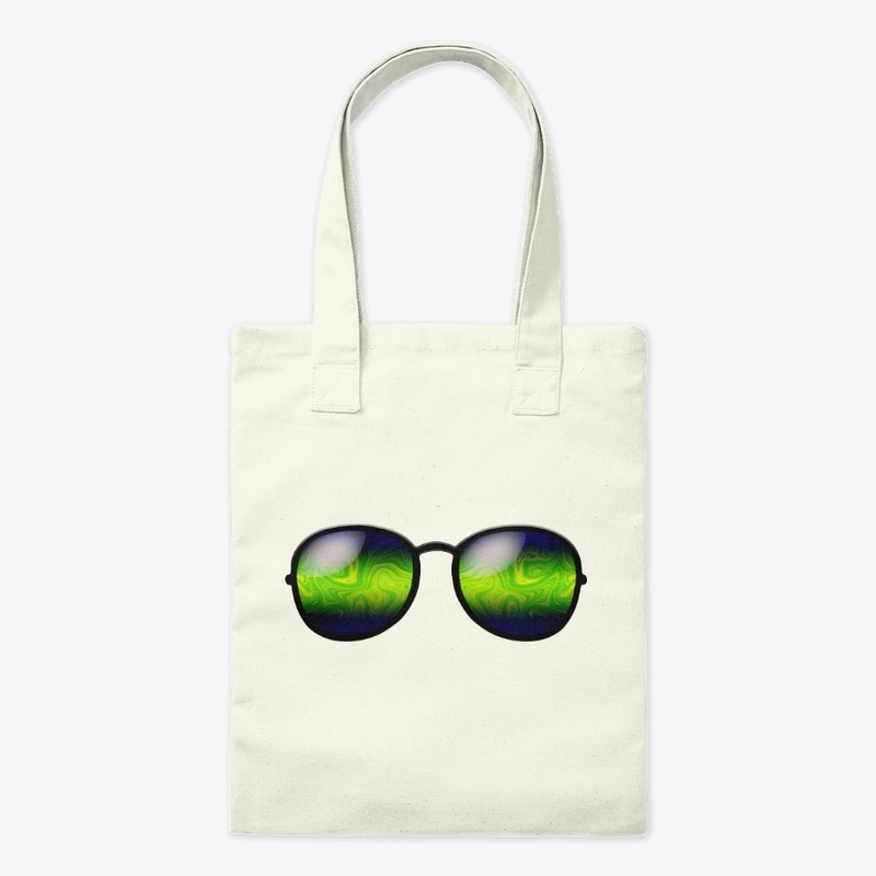 Marbled Glasses - Green & Navy