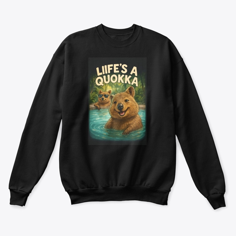Quokka Pool Party Cute Fun Humor
