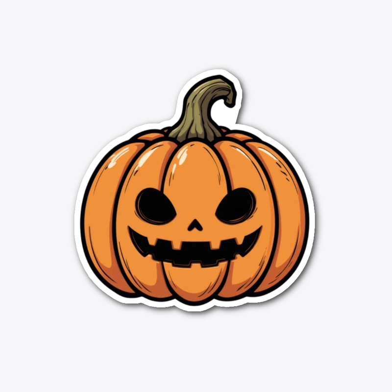 “Cute Spooky Pumpkin Halloween Tee"
