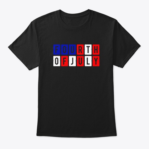Fourth Of July Wf8p0 Black T-Shirt Front
