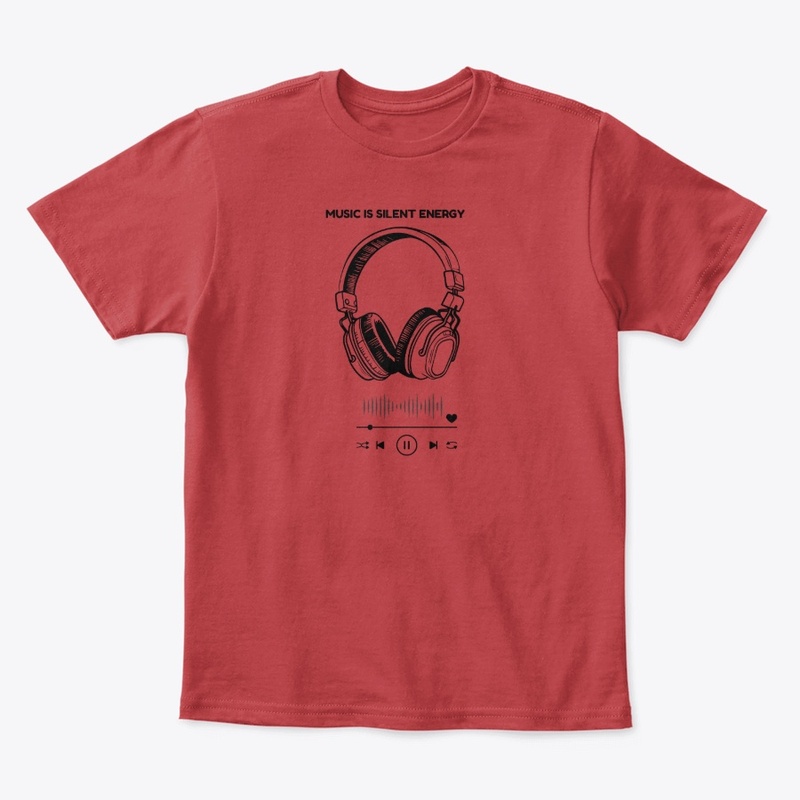 MUSIC IS SILENT ENERGY Tshirt