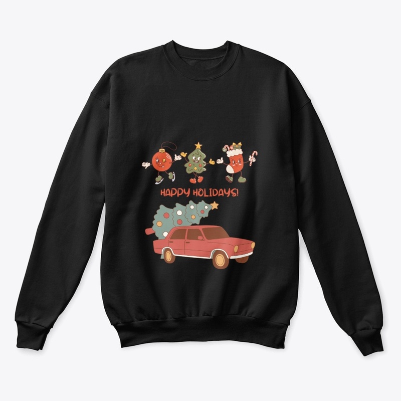 Happy Holidays Christmas Sweatshirt 