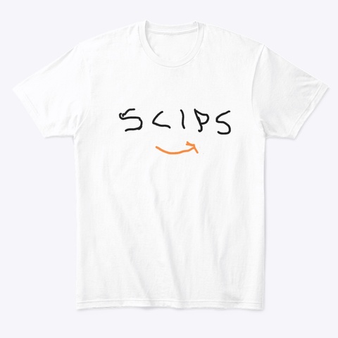 Scips Tee White T-Shirt Front
