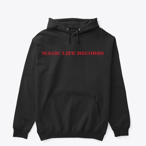 Magic Life Records Black T-Shirt Front