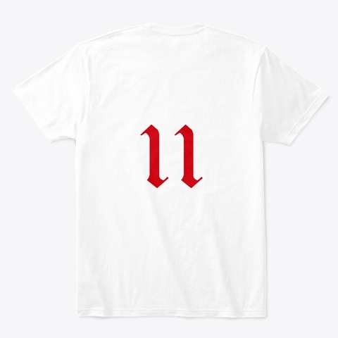 Vain Art White T-Shirt Back