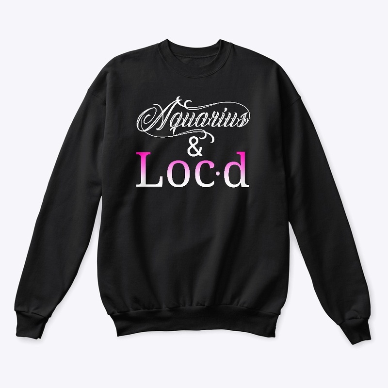 Aquarius & loc'd zodiac tee shirt
