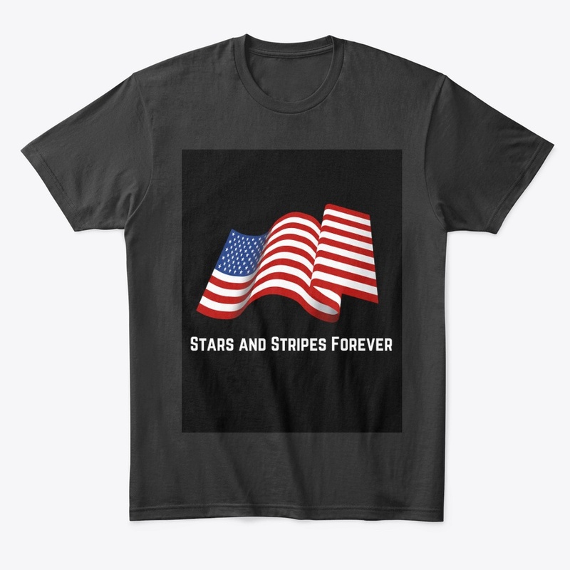 USA black T-shirt