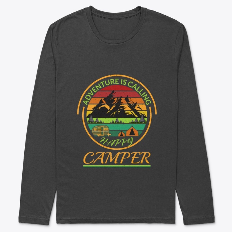 VINTAGE Camping T-Shirt Happy Camper