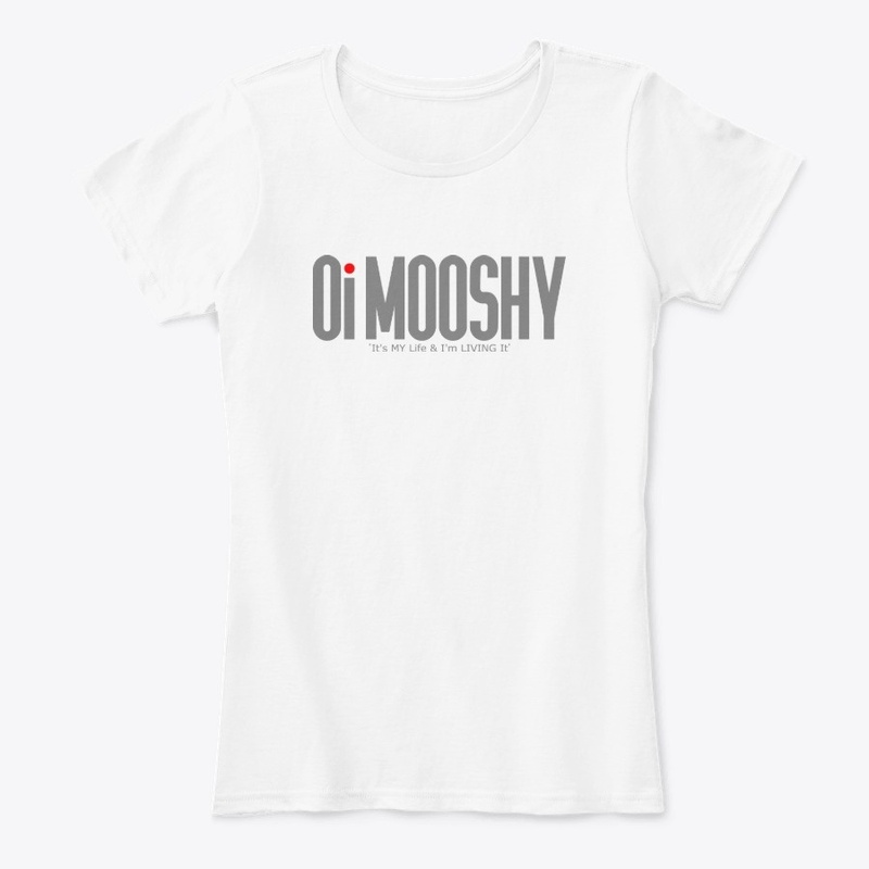 Oi Mooshy - British slang for 'Hey You'