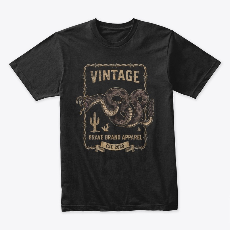 High-Desert Rattlesnake Vintage Tee