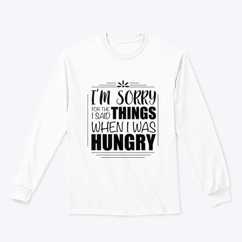 I was hungry