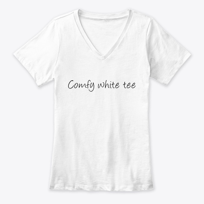Comfy White Tee Design