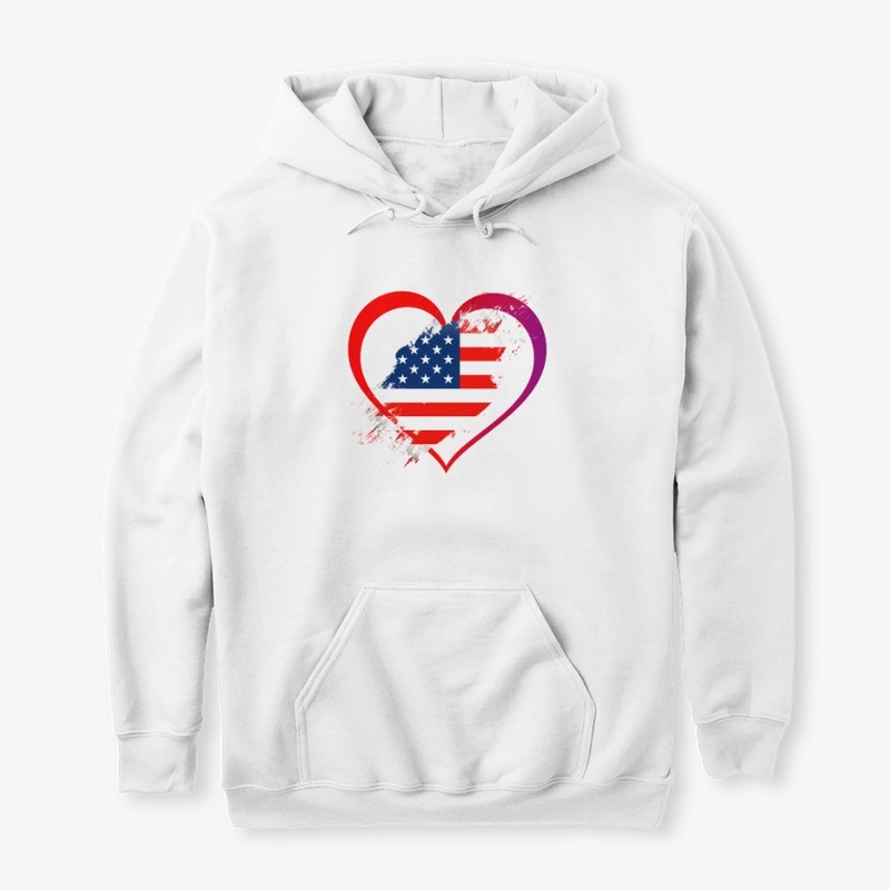 American Heart Flag Tee