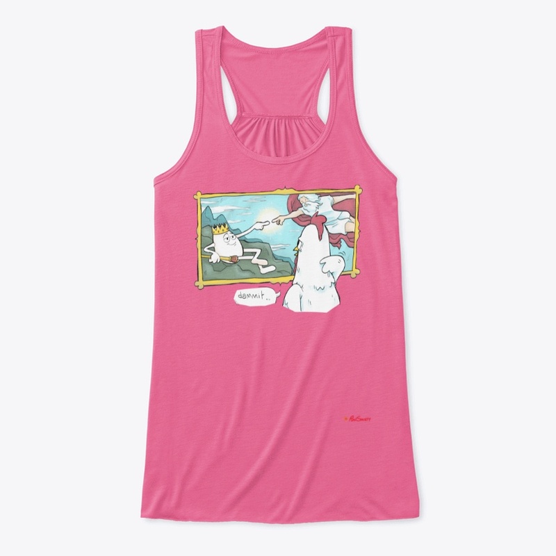 God Created Egg - red logo