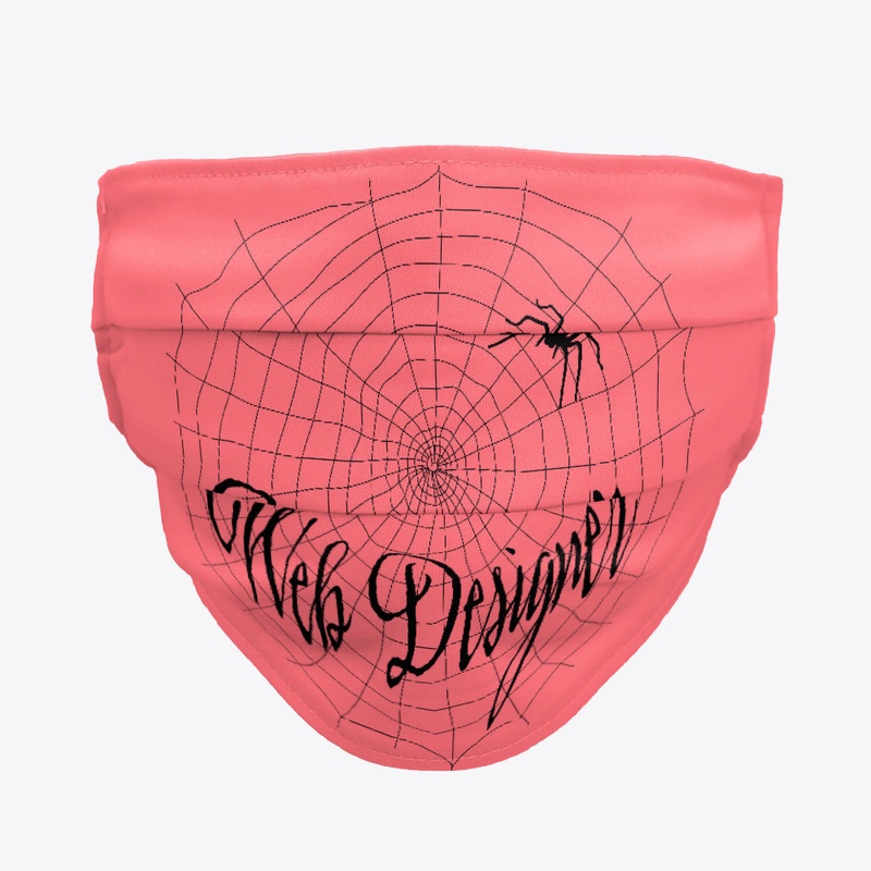 Web Designer - Black Spiderweb Design