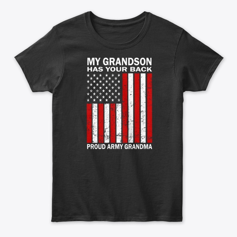 American Flag Army Grandma Veterans Day