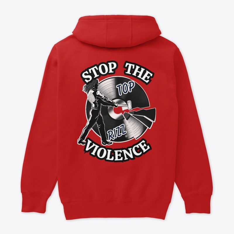 TOP RIZZ LOGO - STOP THE VIOLENCE 