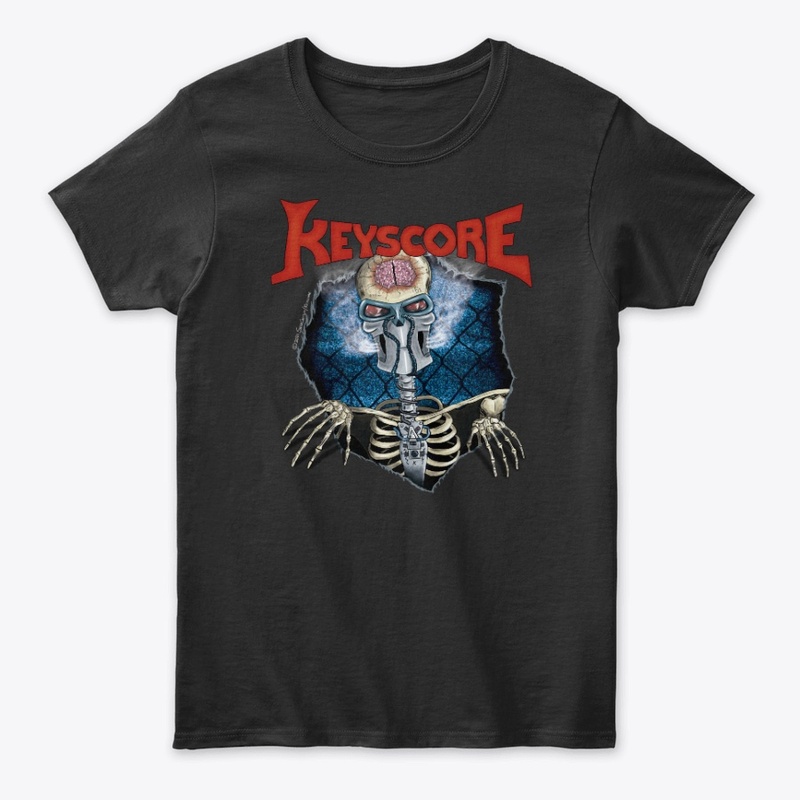Keyscore "Droid Skull" T-Shirt