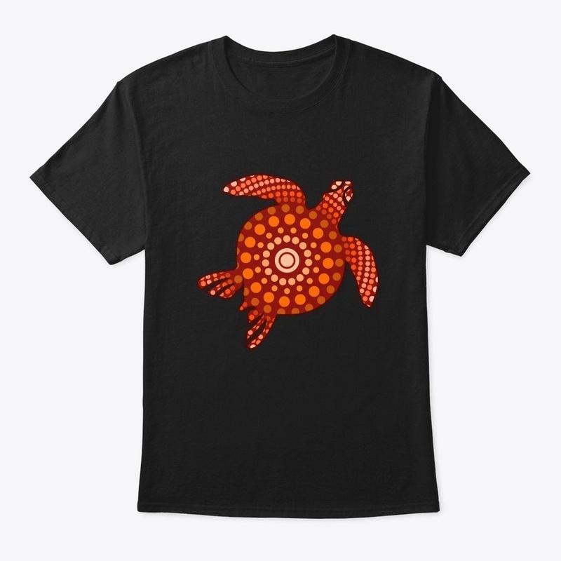 Red Turtle Aboriginal Art