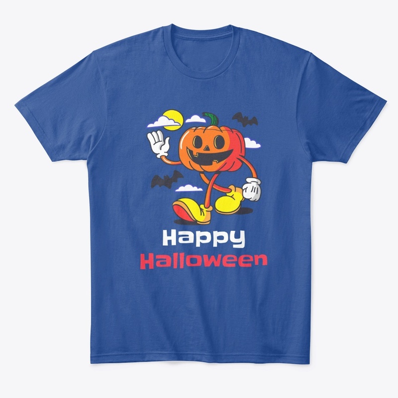 Orange pumpkin - Happy Halloween Design