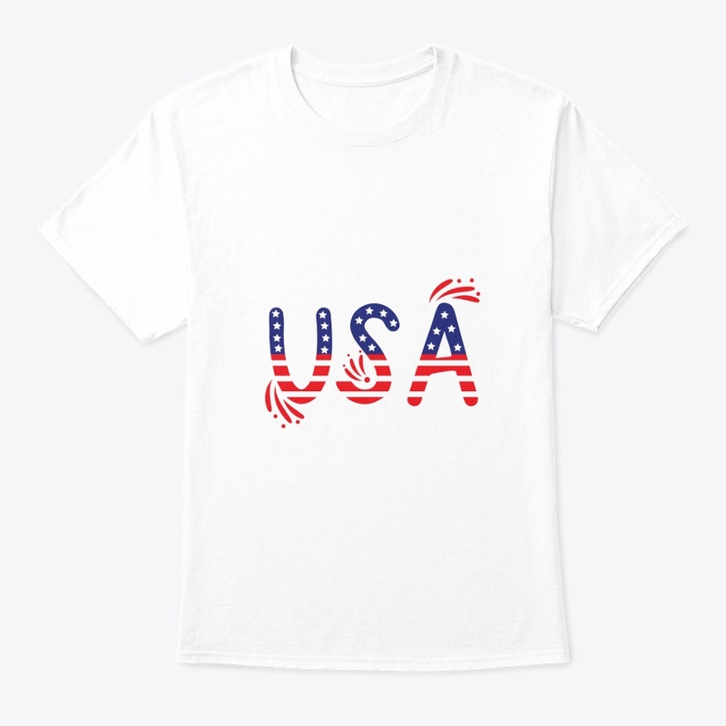 'USA' PRINTED T-SHIRT