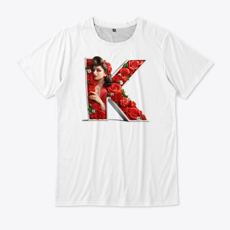 Product with the initial K made of roses