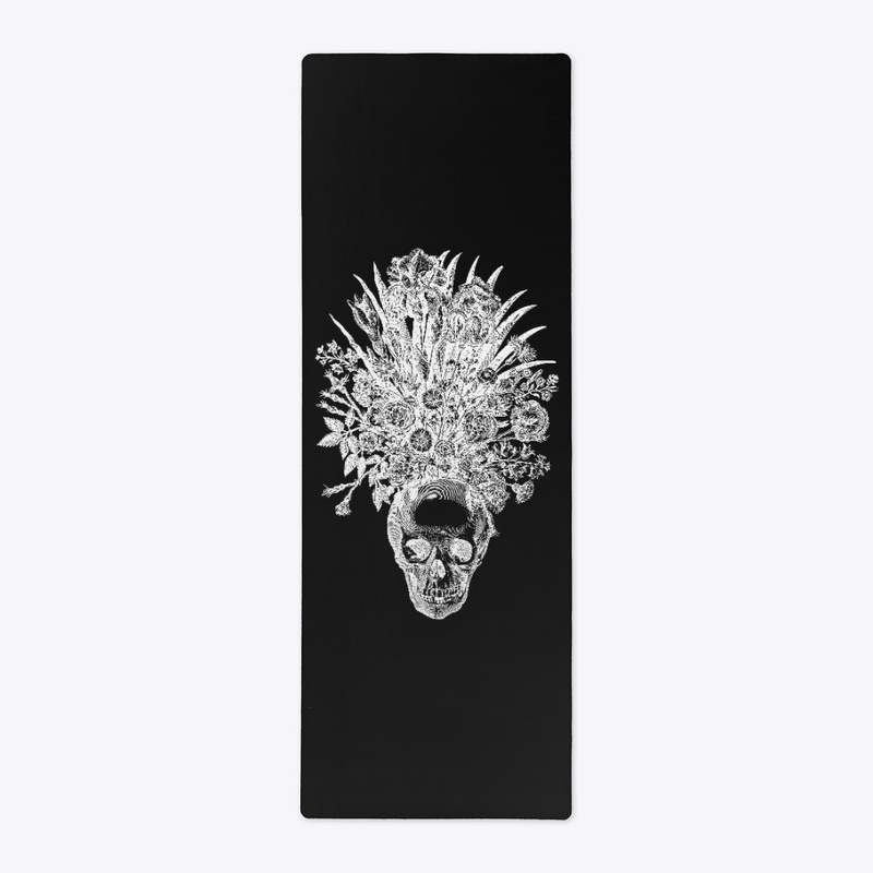 May Queen Skull w/ Floral Headdress