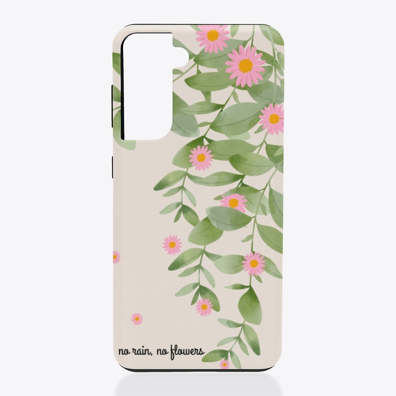 pink flowers lover's gift phone case